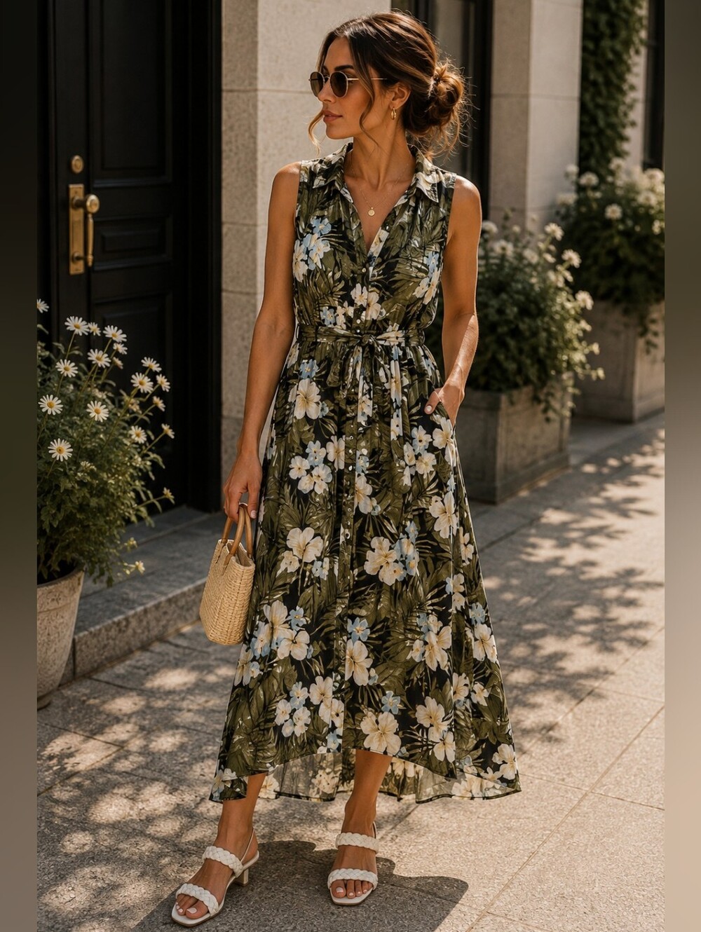 Vintage Erika Floral Dress